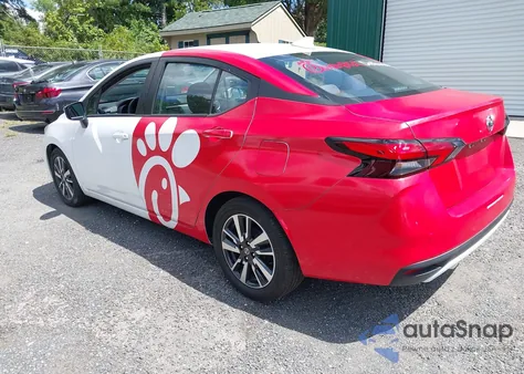 2022 Nissan Versa 1.6 Sv Xtronic Cvt из США, поврежденный, VIN 3N1CN8EV9NL852281